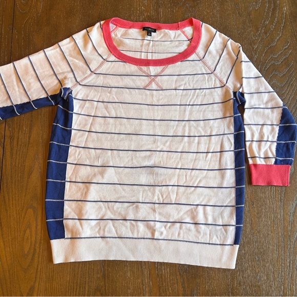 Talbots Striped Spring Sweater size medium - Picture 3 of 5